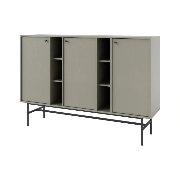Třídveřová komoda Sakai 3 3F T823 Eukalyptus