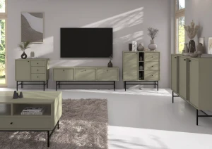 Stojící TV skříňka Sakai 3 2K T302 Eukalyptus