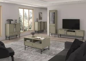 Konferenční stolek se zásuvkou Sakai 3 T201 Eukalyptus