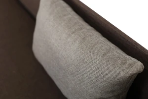 Jednolůžková postel s úložným prostorem Hirek Eko 90x200 Hnědá/Béžová