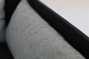 Jednolůžková postel s úložným prostorem Hirek Eko 90x200 Černá/Šedá