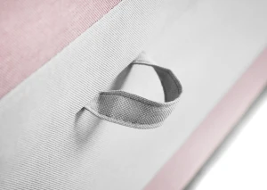 Jednolůžková postel s úložným prostorem Hirek Eko 80x180 Růžová/Šedá