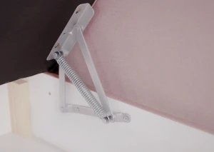 Jednolůžková postel s úložným prostorem Hirek Eko 80x200 Růžová