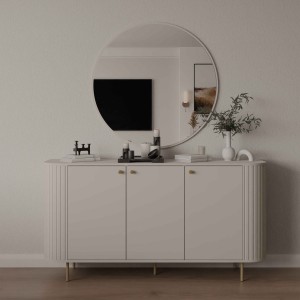 Komoda do obývacího pokoje se třemi dvířky Flana 830 3F Béžová