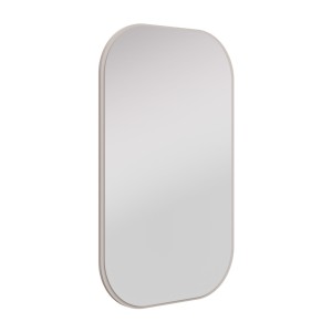 Obdélníkové zrcadlo se zaoblenými rohy Flana 702 Béžové