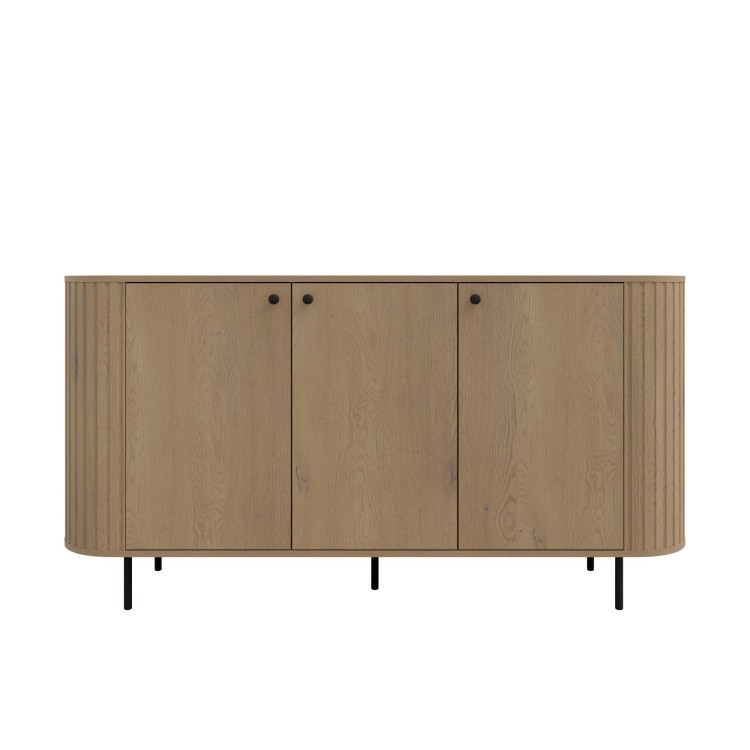 Komoda do obývacího pokoje se třemi dvířky Flana 830 3F Dub Cremona