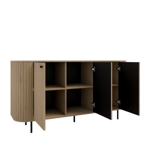 Komoda do obývacího pokoje se třemi dvířky Flana 830 3F Dub Cremona