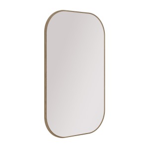 Obdélníkové zrcadlo se zaoblenými rohy Flana 702 Dub Cremona