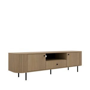 TV stolek se dvěma dvířky do obývacího pokoje Flana 321 2F1S Dub Cremona