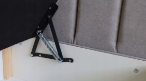 Kontinentální postel 160x200 SONNO BELLO 2 černá eko kůže 2 úložné prostory