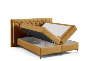 Kontinentální postel Elizabeth 160x200 šedý