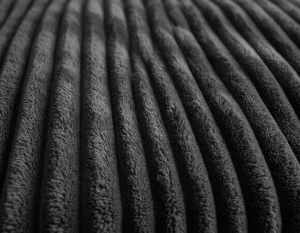 Rozkládací pohovka s funkcí spaní Lunera Prima 2 hrubý manšestr modrá