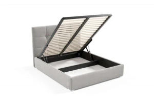 Čalouněná postel Harry 160x200 béžová Kovový rám