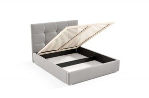 Manželská postel s matrací Harry 180x200 Béžová