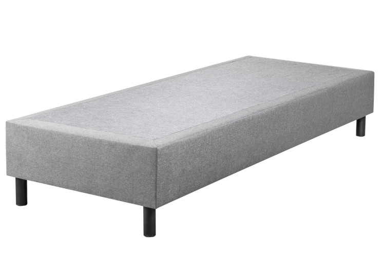 BOX 20 hotelová nízká postel, připojitelná 90x200 Šedá