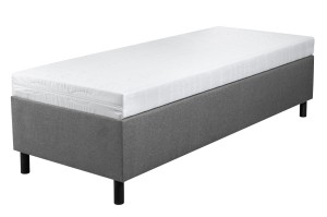 BOX 20 hotelová nízká postel, připojitelná 90x200 Šedá