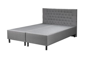 BOX 20 hotelová nízká postel, připojitelná 90x200 Šedá