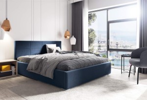 Čalouněná postel Katia 120x200 námořnická modrá