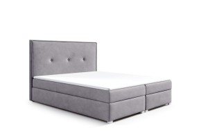 Kontinentální postel Lara 160x200 šedý