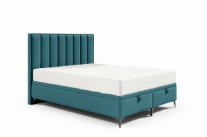 Kontinentální postel s matrací Sofia 1 160x200 Zelená