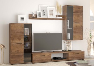 Nástěnná skříňka Salsa DL01 dub Lefkas