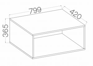 Otevřená horní jednotka Malta 113 Dub Artisan
