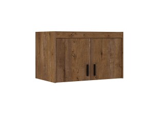 Dvoudveřová šatní skříň s nástavcem Elena Dub Lefkas