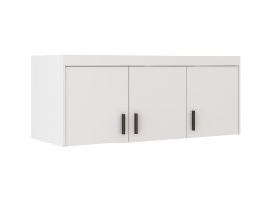 Třídveřová šatní skříň Elena NAEL WH03 Bílá