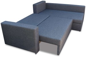 Rozkládací pohovka Bergamo Grafitová/Šedá