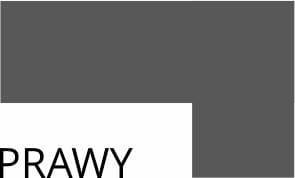 Rohová sedací souprava s bonellovými pružinami Ecco Plus pravá Graphite