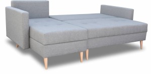 Rohová pohovka s funkcí spaní Falun Graphite