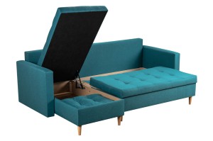 Rozkládací pohovka Oslo šedý