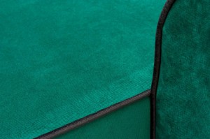 Rohová pohovka s úložným boxem Trevor Zelená