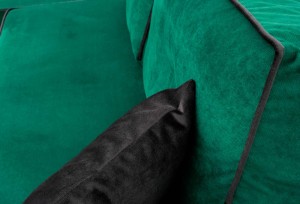 Rohová pohovka s úložným boxem Trevor Zelená