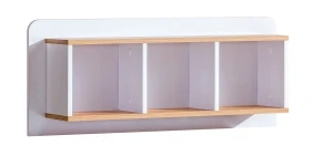 Závěsná police 96 cm Lorento 09 Bílý/Nash dub