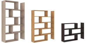 Nastavitelná knihovna 138 cm Charles 01 Dub Artisan