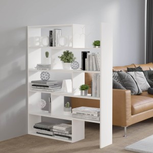 Nastavitelná knihovna 138 cm Charles 01 Bílý