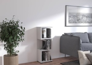 Otevřená nízká police 112 cm Více 02 Šedá