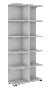 Otevřená vysoká police 184 cm Více 05 Šedá