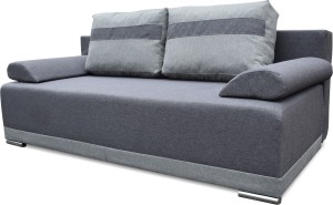 Rozkládací pohovka Bonell pružiny Eufori Graphite/šedý