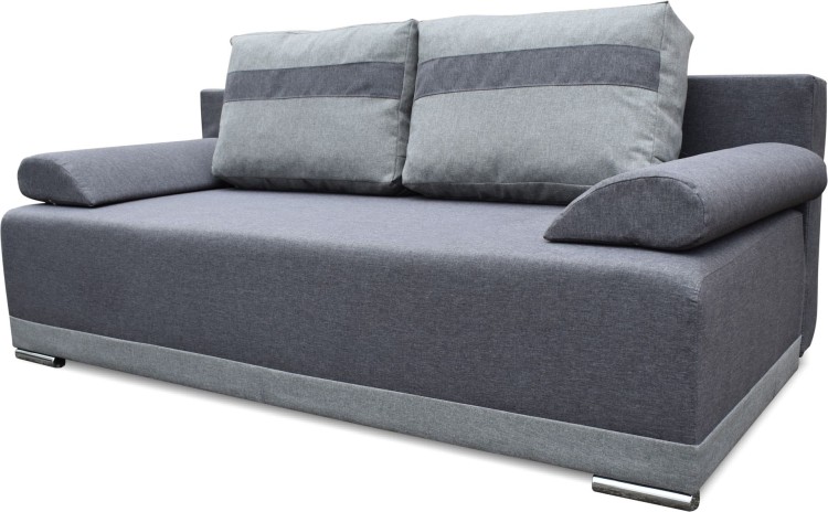 Rozkládací pohovka Bonell pružiny Eufori Graphite/šedý
