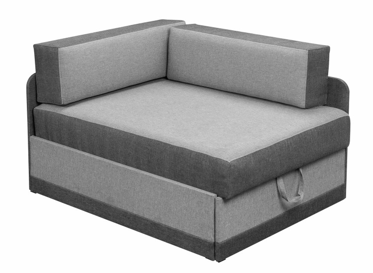 Rohová pohovka s funkcí spaní Kacper Grafitová/Šedá