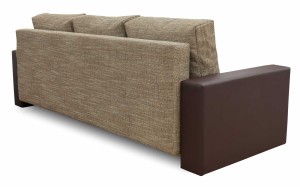 Pohovka na spaní Klass Černý/Stříbrná