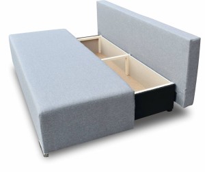 Rozkládací pohovka Bonell pružiny Comfort šedý