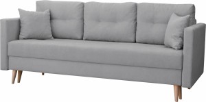 Rozkládací pohovka s boxem Lahti Šedá