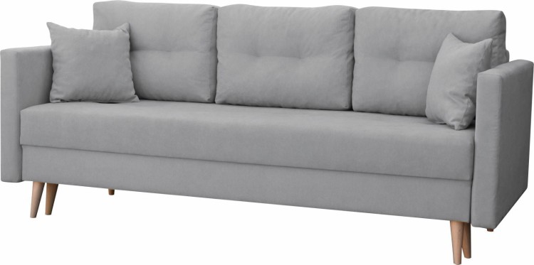 Rozkládací pohovka s boxem Lahti Šedá