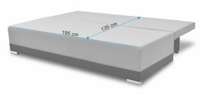 Pohovka s funkcí spaní Orlean PLUS Černá