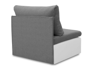 Jednolůžková rozkládací pohovka Toledo Toledo Šedá/Bílá