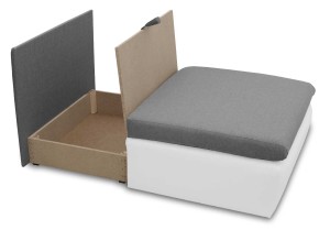 Jednolůžková rozkládací pohovka Toledo Tyrkysová/Bílá