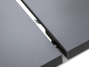 Skládací stůl ALB1L 120/150x80 Bílá/šedá